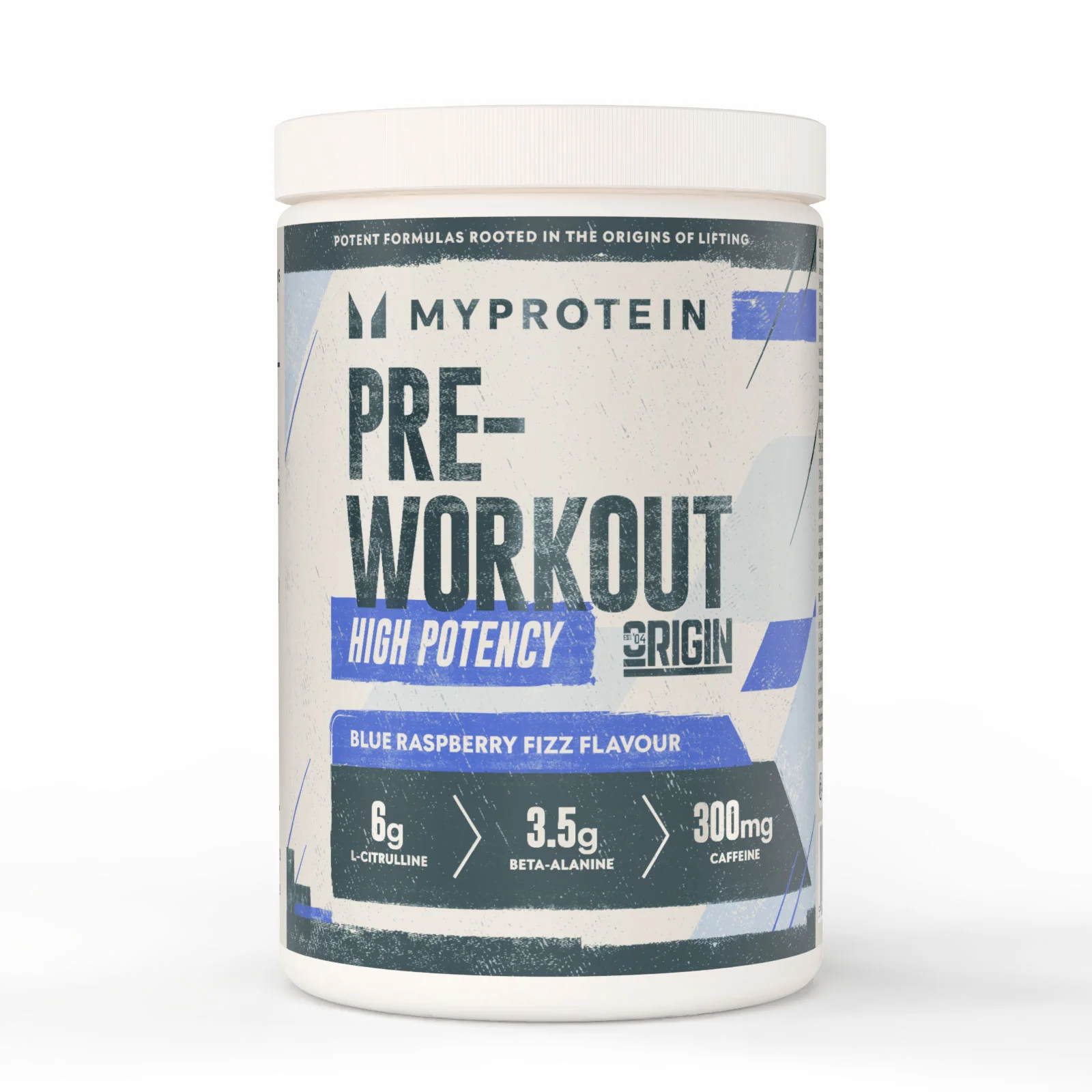 Origin Pre-Workout - 600G - 30servings - Blue Raspberry Fizz Εικόνα 1