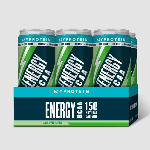 BCAA Energy Drink - 6 x 330ml - Ξινό Μήλο