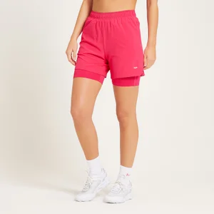 Γυναικείο Σορτς Προπόνησης MP 2-IN-1 - Magenta - Size XXS