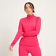 Γυναικείο Τοπ Προπόνησης Με Φερμουάρ 1/4 MP Slim Fit - Magenta