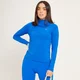 Γυναικείο Τοπ Προπόνησης Με Φερμουάρ 1/4 MP Slim Fit - True Blue