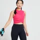 Γυναικείο Κοντό Τοπ MP Power Twist Front - Magenta
