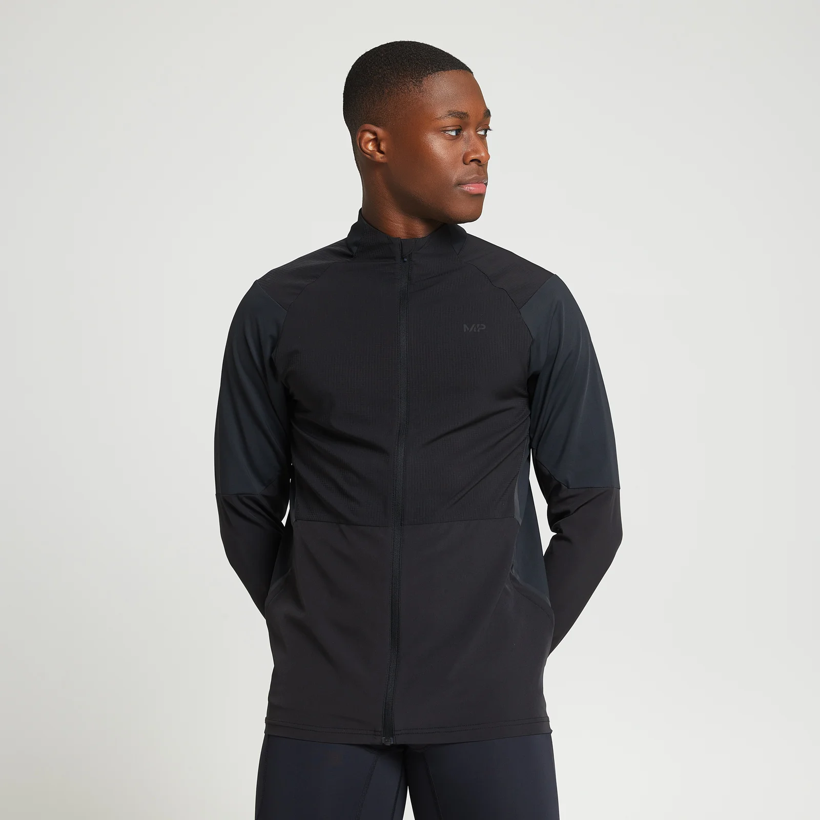 Ανδρικό Track Top MP Velocity Ultra - Μαύρο - XXS Εικόνα 1