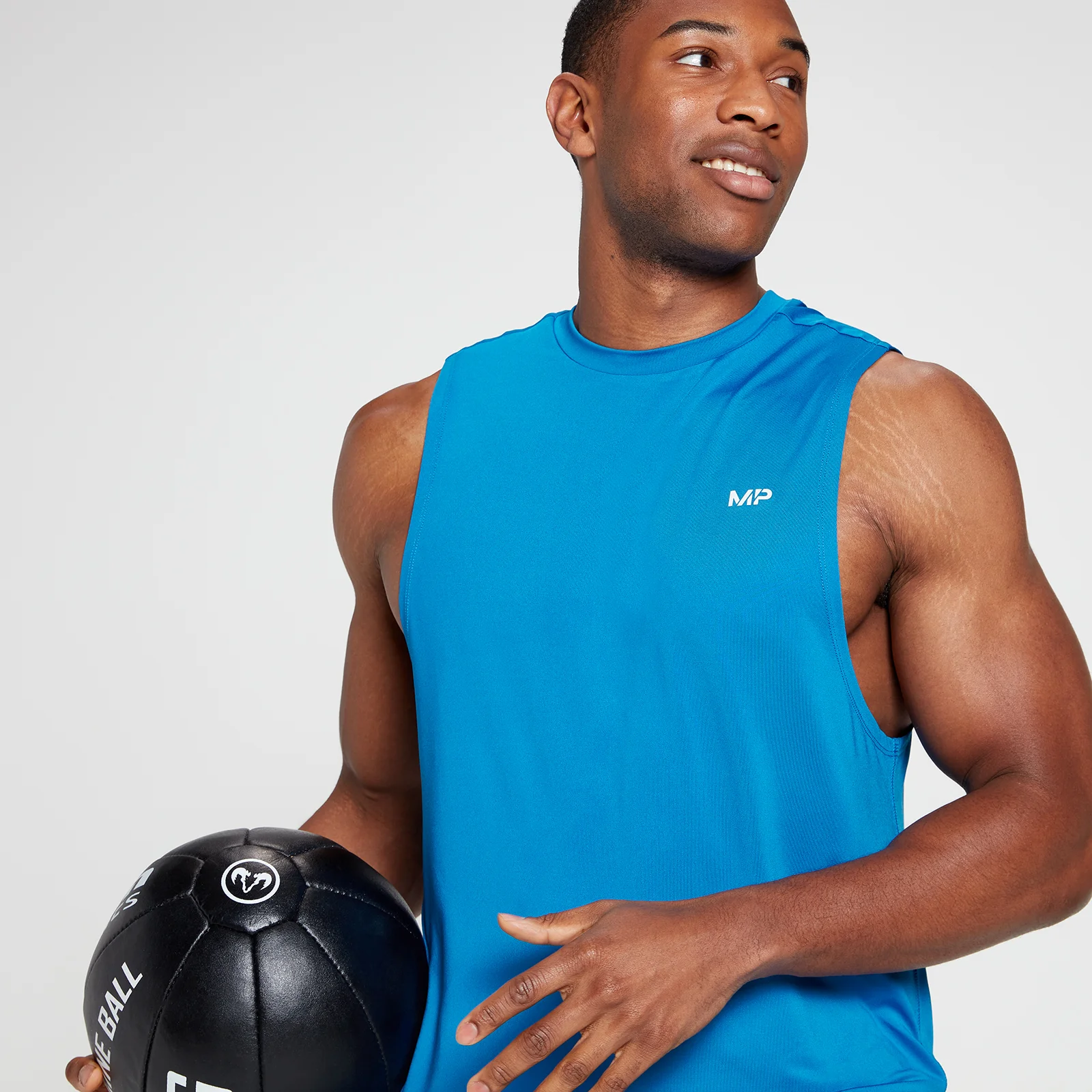 Ανδρικό Tank Top Προπόνησης MP - True Blue - XXS Εικόνα 4