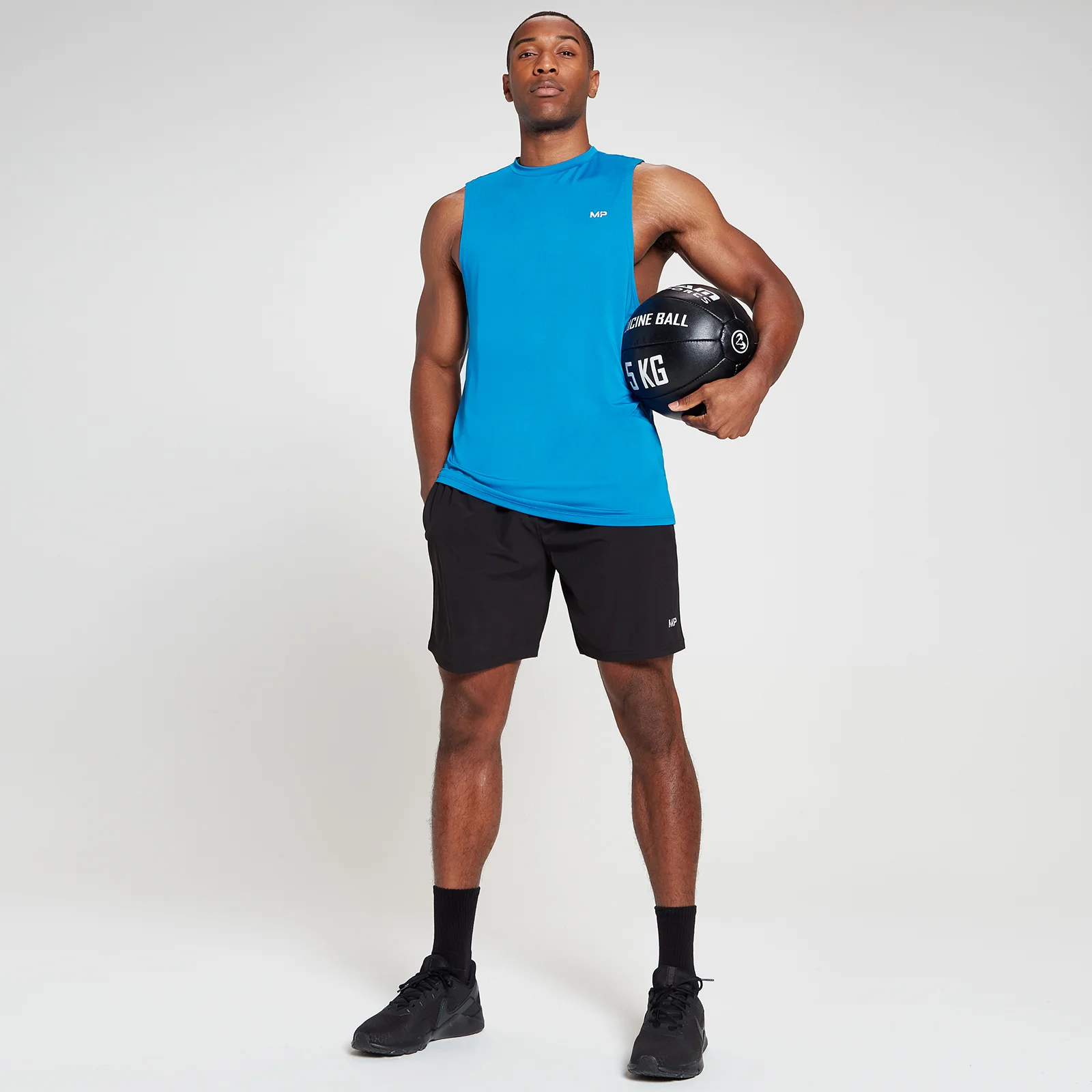Ανδρικό Tank Top Προπόνησης MP - True Blue - XXS Εικόνα 2
