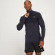 Ανδρικό Τοπ Χωρίς Ραφές MP Essential Με Φερμουάρ 1/4 - Black Marl