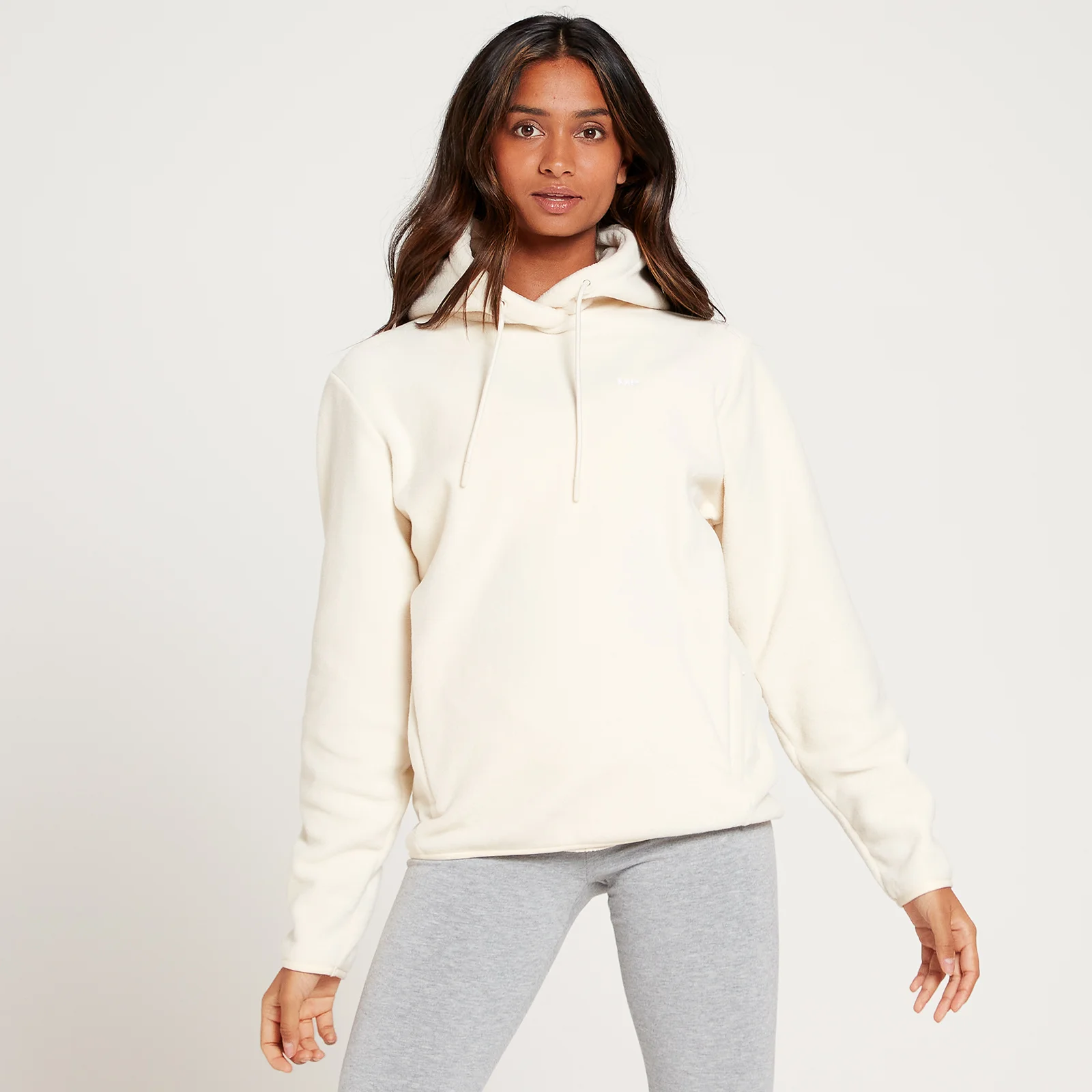 Γυναικείο Φούτερ Με Κουκούλα MP Essentials Fleece Overhead - Εκρού - XXS Εικόνα 1