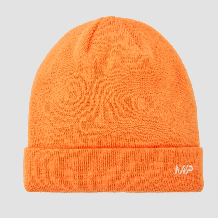 MP Beanie - Nectarine/Λευκό