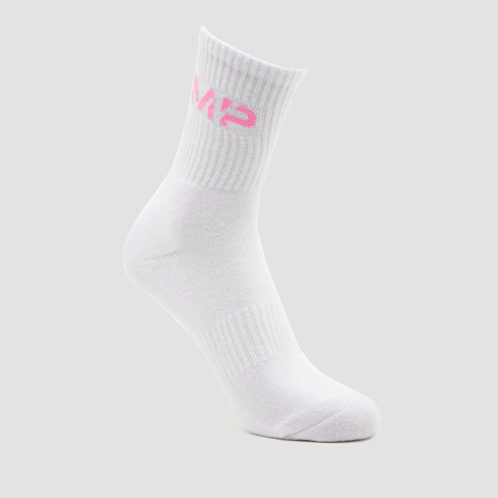 MP Essential Crew Socks Unisex - White/Candy Floss - UK 2-5 Εικόνα 1