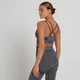 Γυναικείο Αθλητικό Σουτιέν Προπόνησης MP Dynamic Training Χωρίς Ραφές - Ξεβαμμένο μαύρο