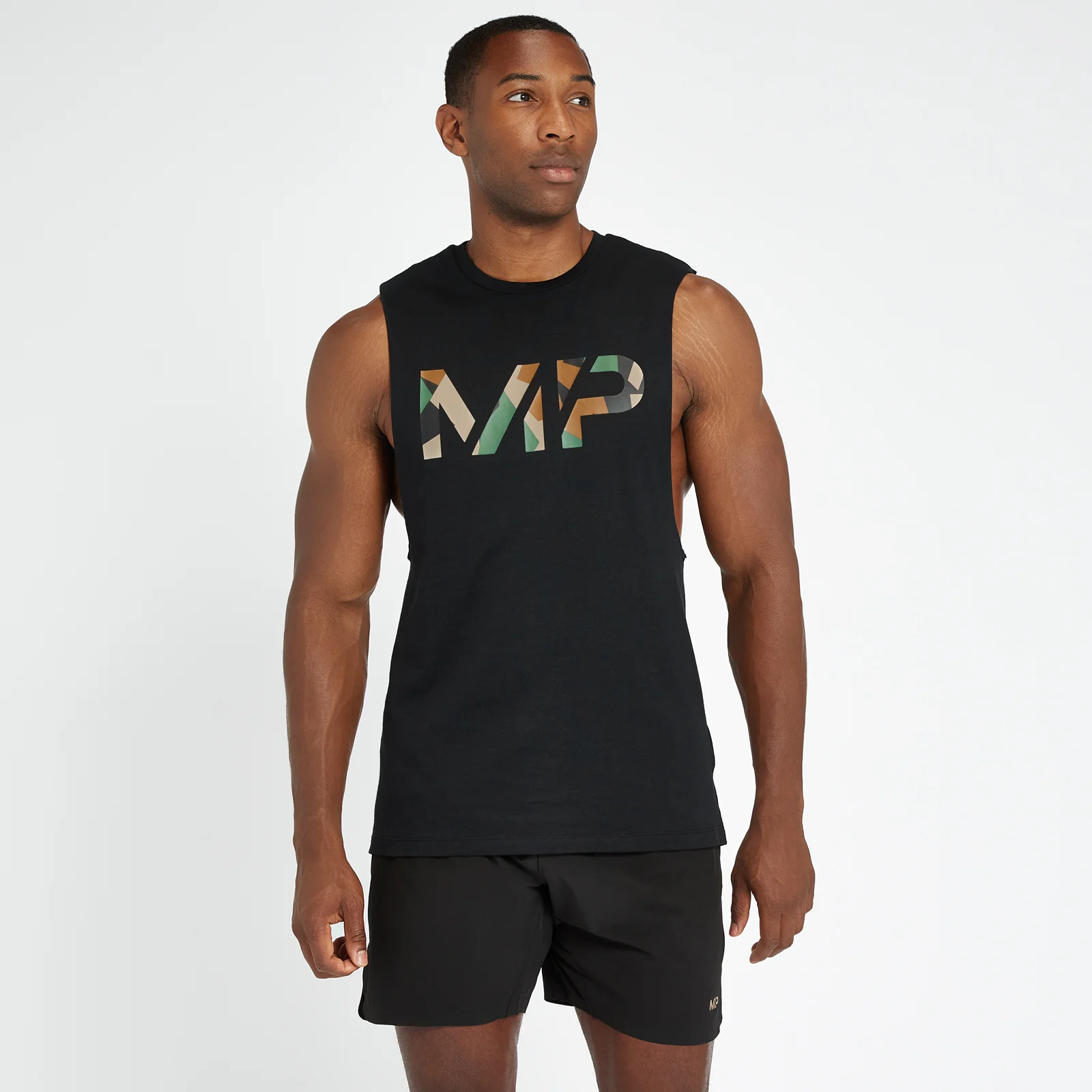 Ανδρικό Tank Top MP Adapt Camo Print - Μαύρο - XXS Εικόνα 1