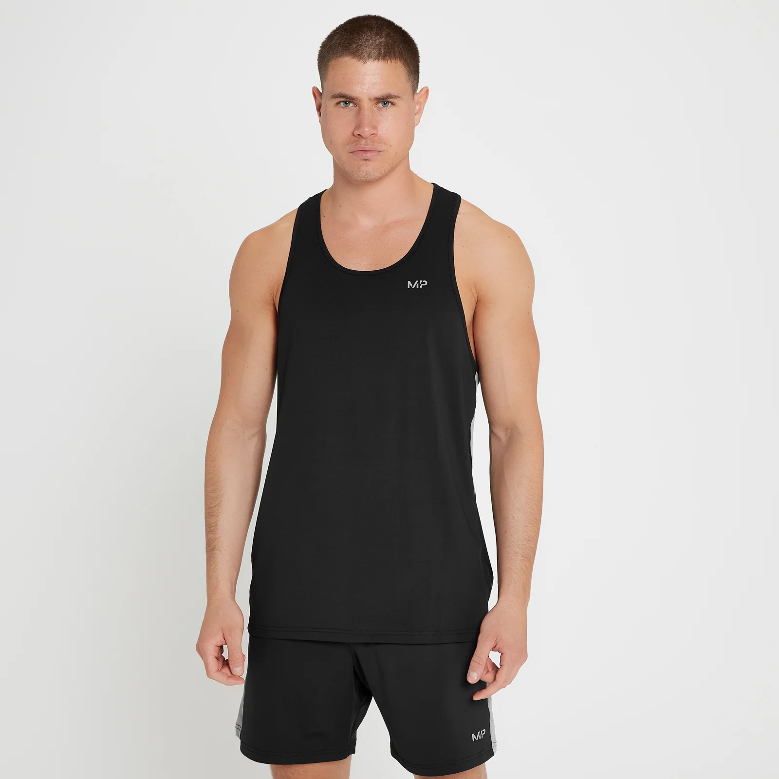 Ανδρικό Tank Top MP Tempo - Μαύρο - XXS Εικόνα 1