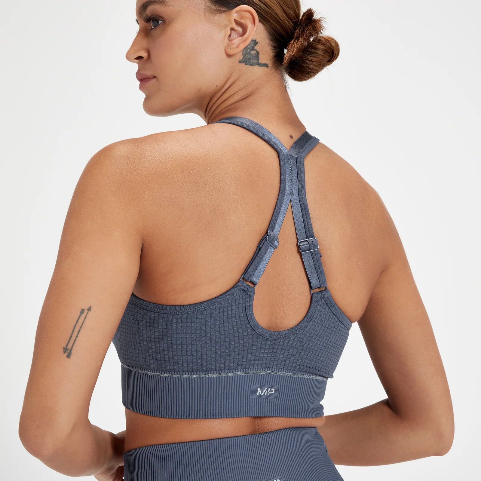 Γυναικείο Αθλητικό Σουτιέν MP Velocity Ultra Graphene Seamless - Shadow Blue - XS Εικόνα 1