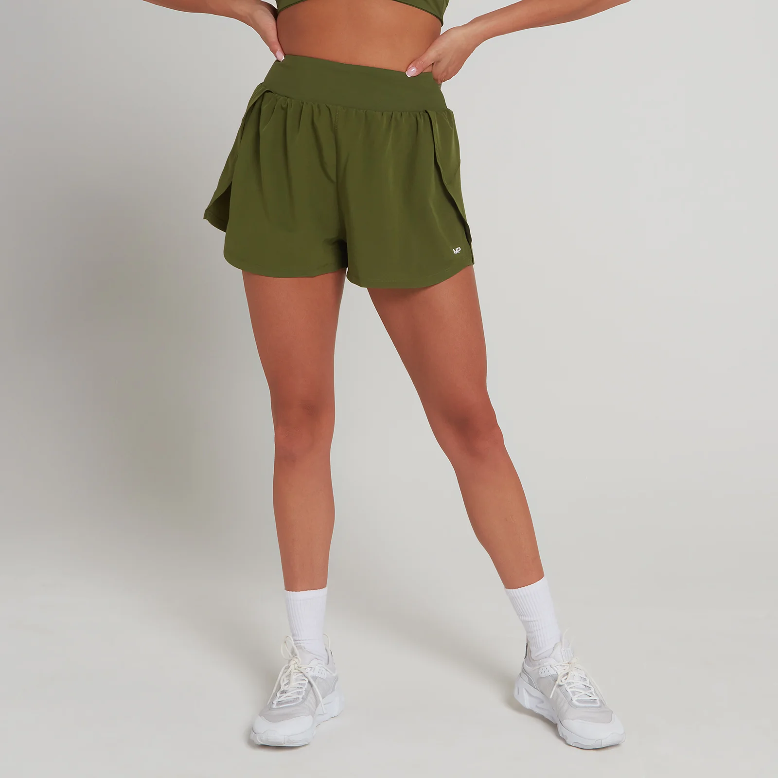 Γυναικείο Σορτς MP Adapt Double Layer - Leaf Green - XS Εικόνα 1