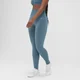 Γυναικείο Κολάν Χωρίς Ραφές MP Washed - Pebble Blue