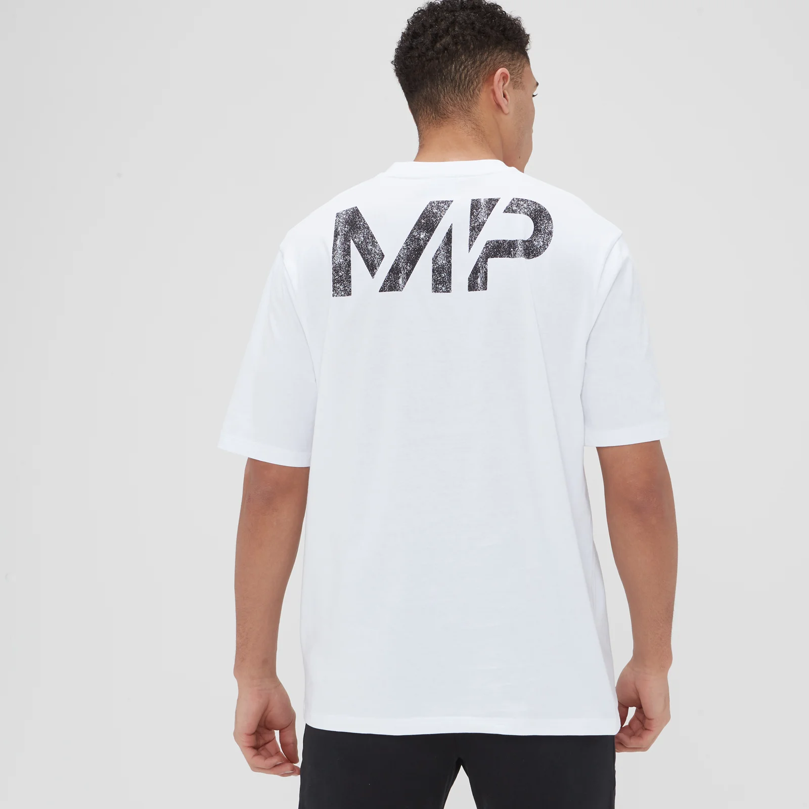 Ανδρικό Μπλουζάκι MP Grit Graphic Oversized - Λευκό - XXS Εικόνα 1