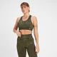 Γυναικείο Αθλητικό Σουτιέν MP Adapt Seamless Pattern - Olive Green