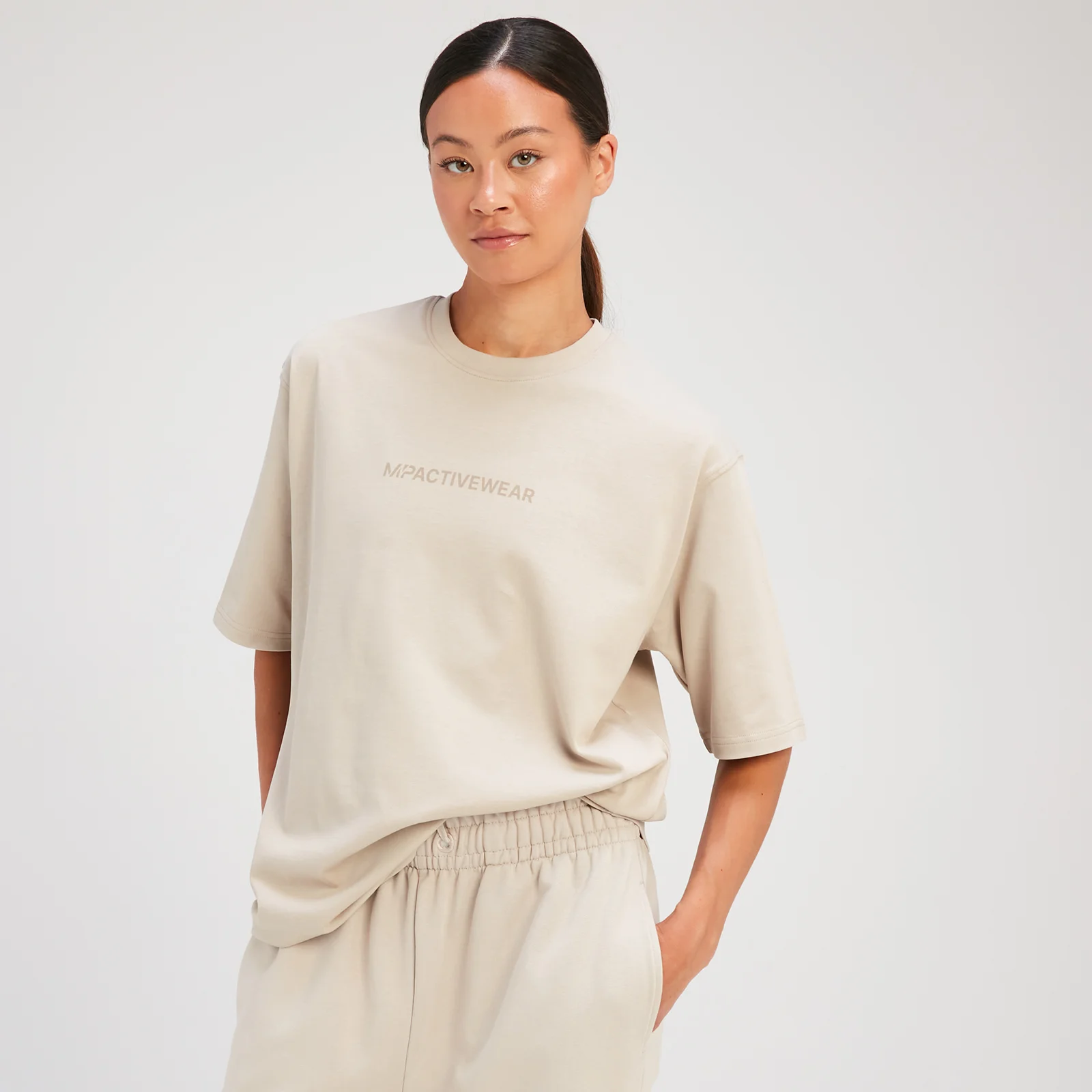 Γυναικείο Μπλουζάκι MP Rest Day Oversized - Canvas Grey - XS Εικόνα 1