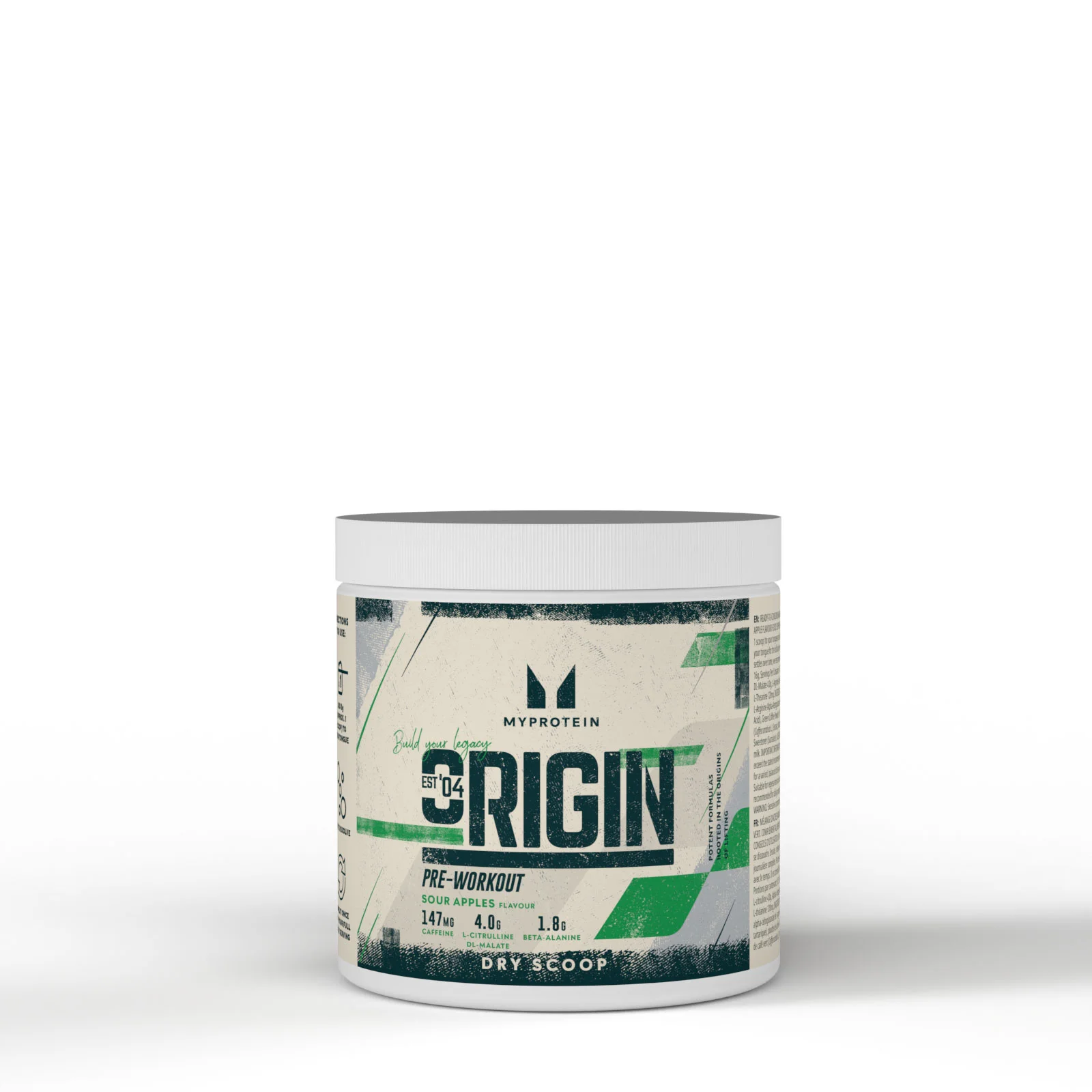 Origin Pre-Workout Dry Scoop - 18servings - Sour Apples Εικόνα 1