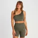 Γυναικείο Ασύμμετρο Σουτιέν MP Tempo Rib Seamless - Taupe Green