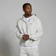 Ανδρικό Φούτερ Heavyweight Με Κουκούλα Και Φερμουάρ MP Lifestyle - Light Grey Marl