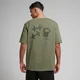 Ανδρικό Μπλουζάκι Graphic Oversized MP Tempo - Taupe Green