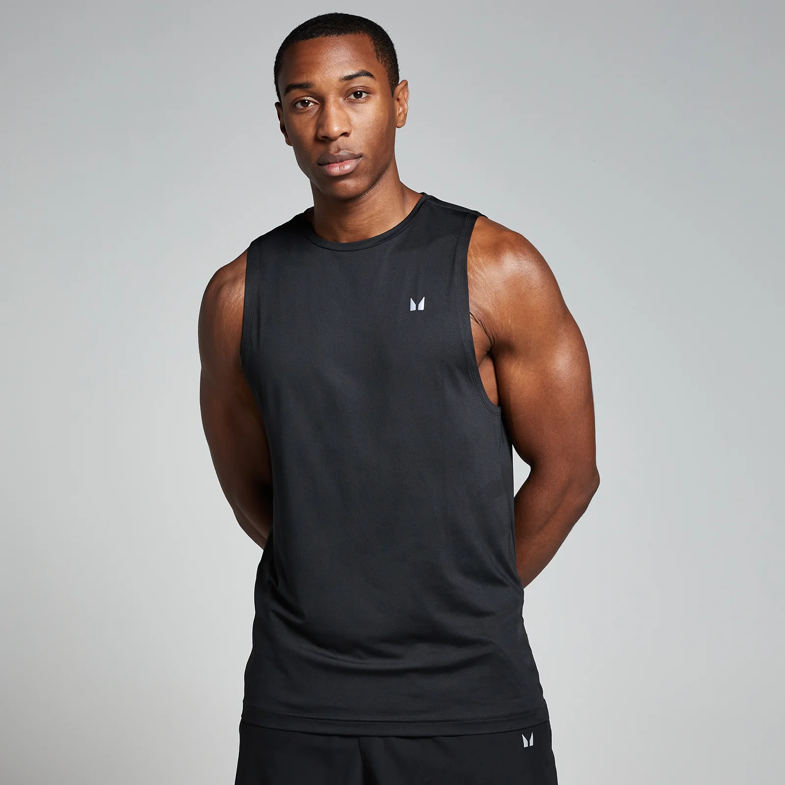 Ανδρικό Tank Top Προπόνησης MP - Μαύρο - XXS Εικόνα 1