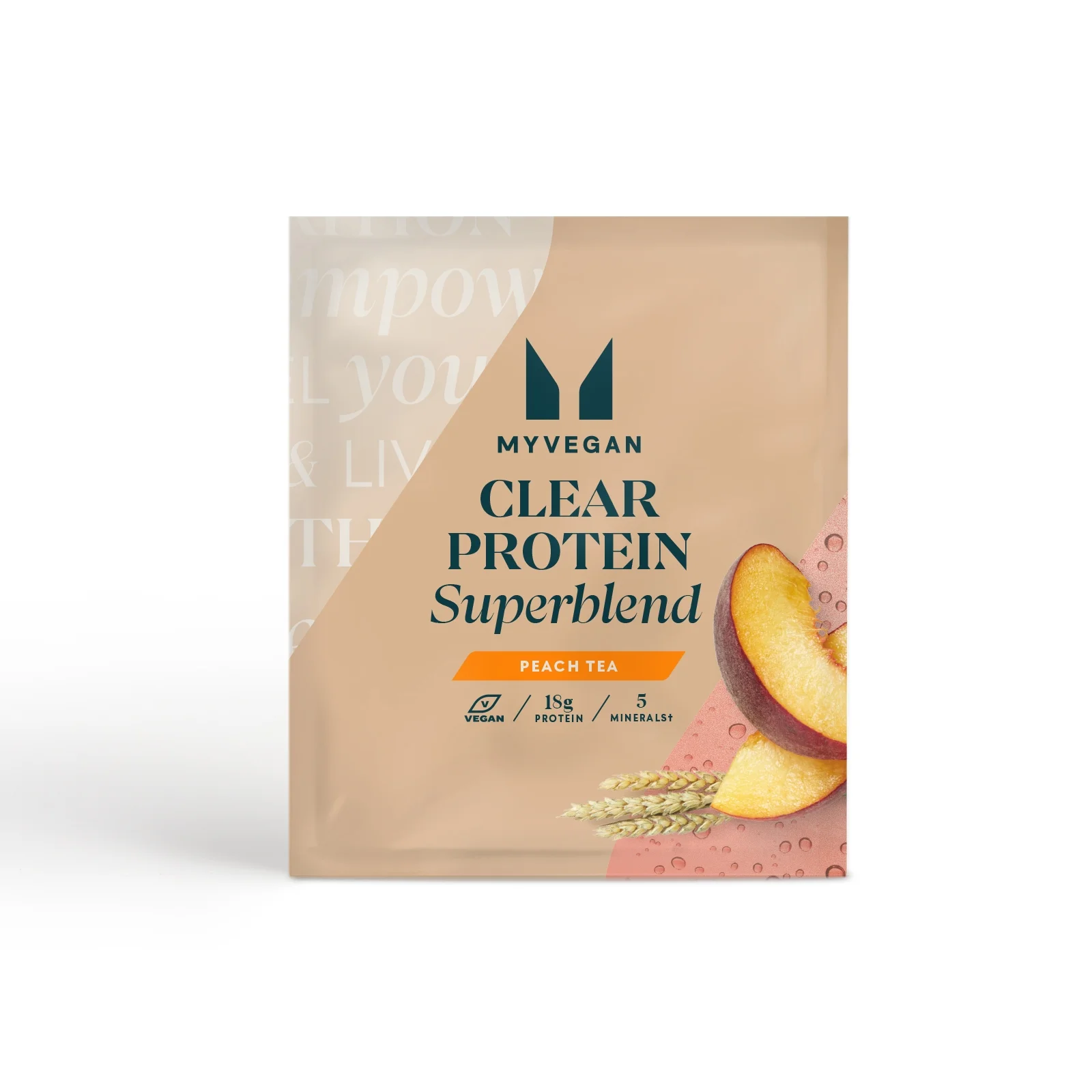 Myvegan Clear Protein Superblend (Sample) - 1servings - Τσάι Ροδάκινο Εικόνα 1
