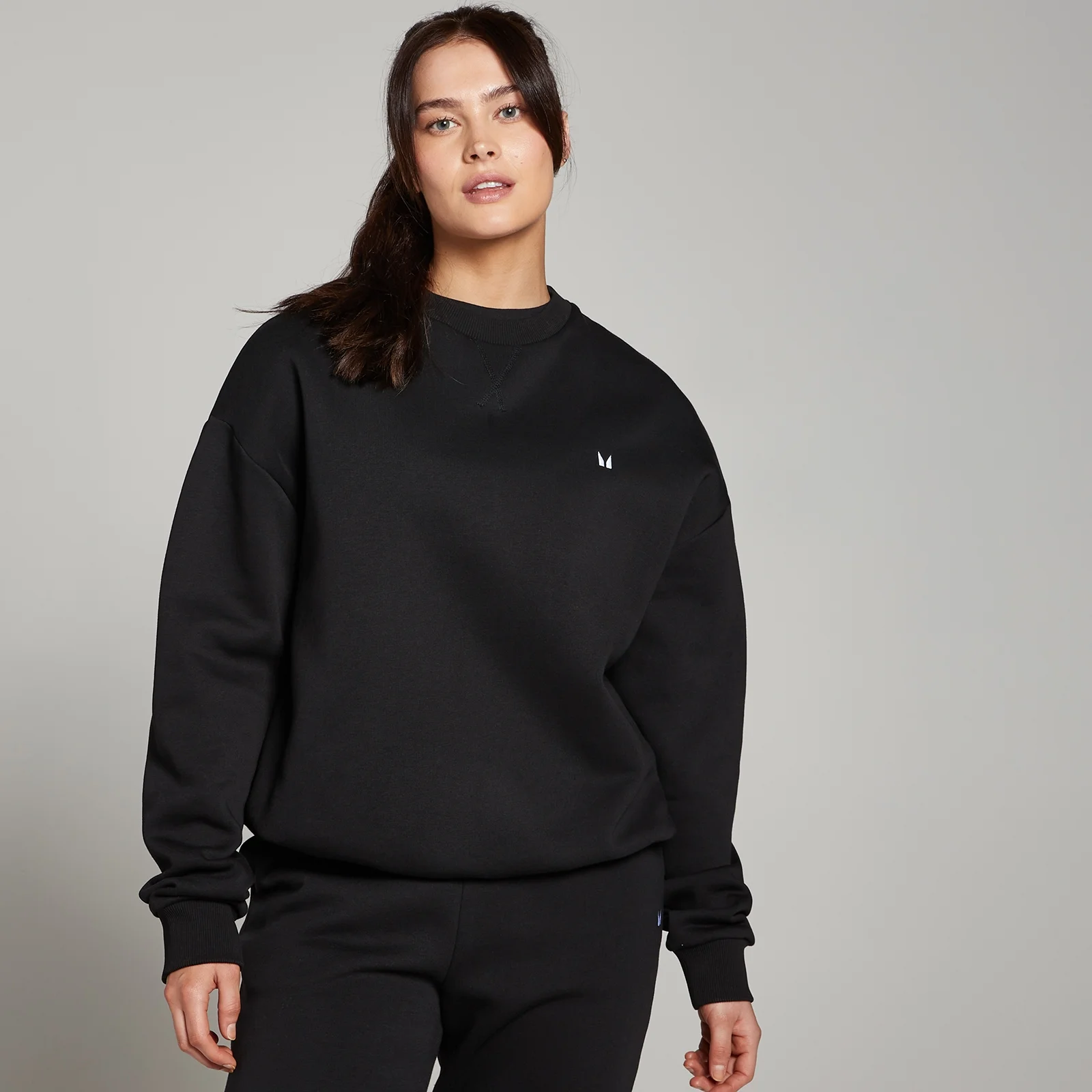 Γυναικείο Oversized Φούτερ MP Basics - Μαύρο - M Εικόνα 1