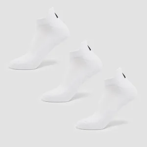 Unisex Κάλτσες Προπόνησης MP (Σετ των 3) - Λευκό - Size UK 2-5