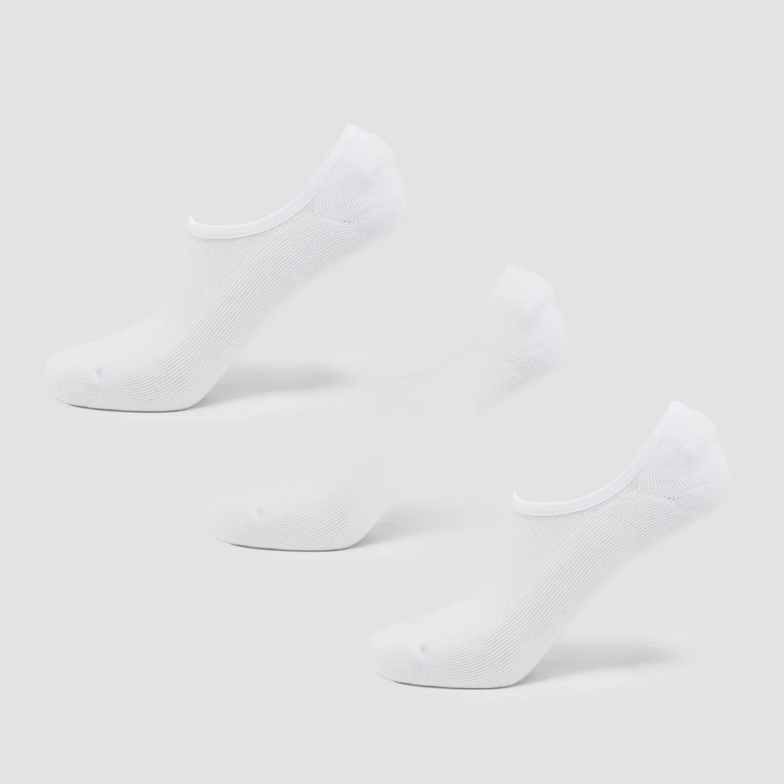 MP Unisex Invisible Socks (3 Pack) - White - UK 12-14 Εικόνα 1