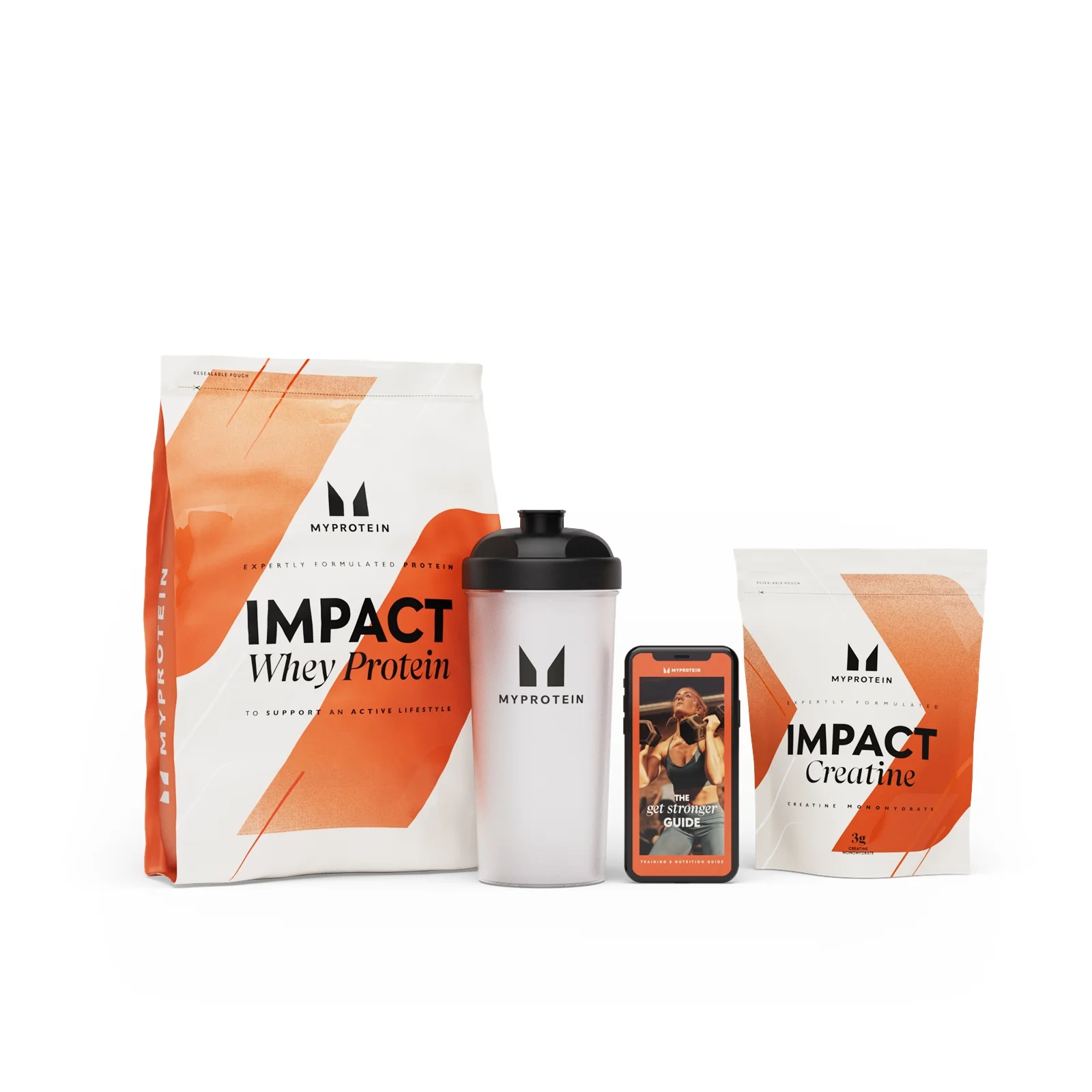 Πακέτο Get Stronger - Strawberry (Vegan) - Unflavoured Εικόνα 1