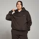 Γυναικείο Oversized Φούτερ με Κουκούλα MP Basics - Coffee