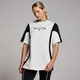 Γυναικείο Oversized Μπλουζάκι MP Tempo Contrast Retro - Λευκό