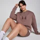 Γυναικείο Oversized Φούτερ MP Tempo - Hazelnut
