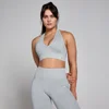 Γυναικείο Αθλητικό Σουτιέν Halter Χωρίς Ραφές MP Tempo - Grey Marl