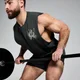 Ανδρικό Αμάνικο Μπλουζάκι με Γραφικό MP Clay - Washed Black