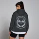 Φούτερ με Κουκούλα και Γραφικό MP World Wide - Washed Black