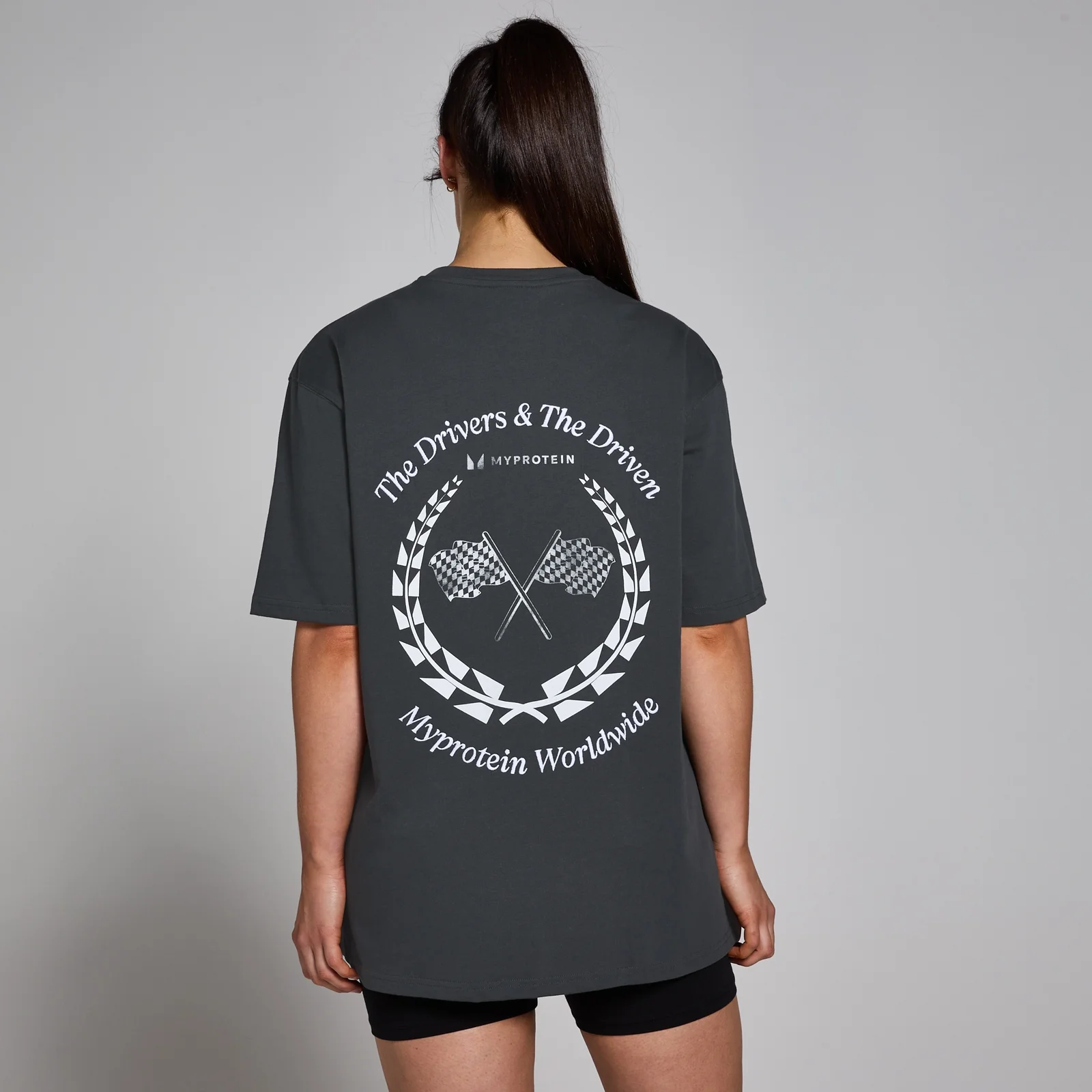 Κοντομάνικο Μπλουζάκι με Γραφικό MP World Wide - Washed Black - S-M Εικόνα 1