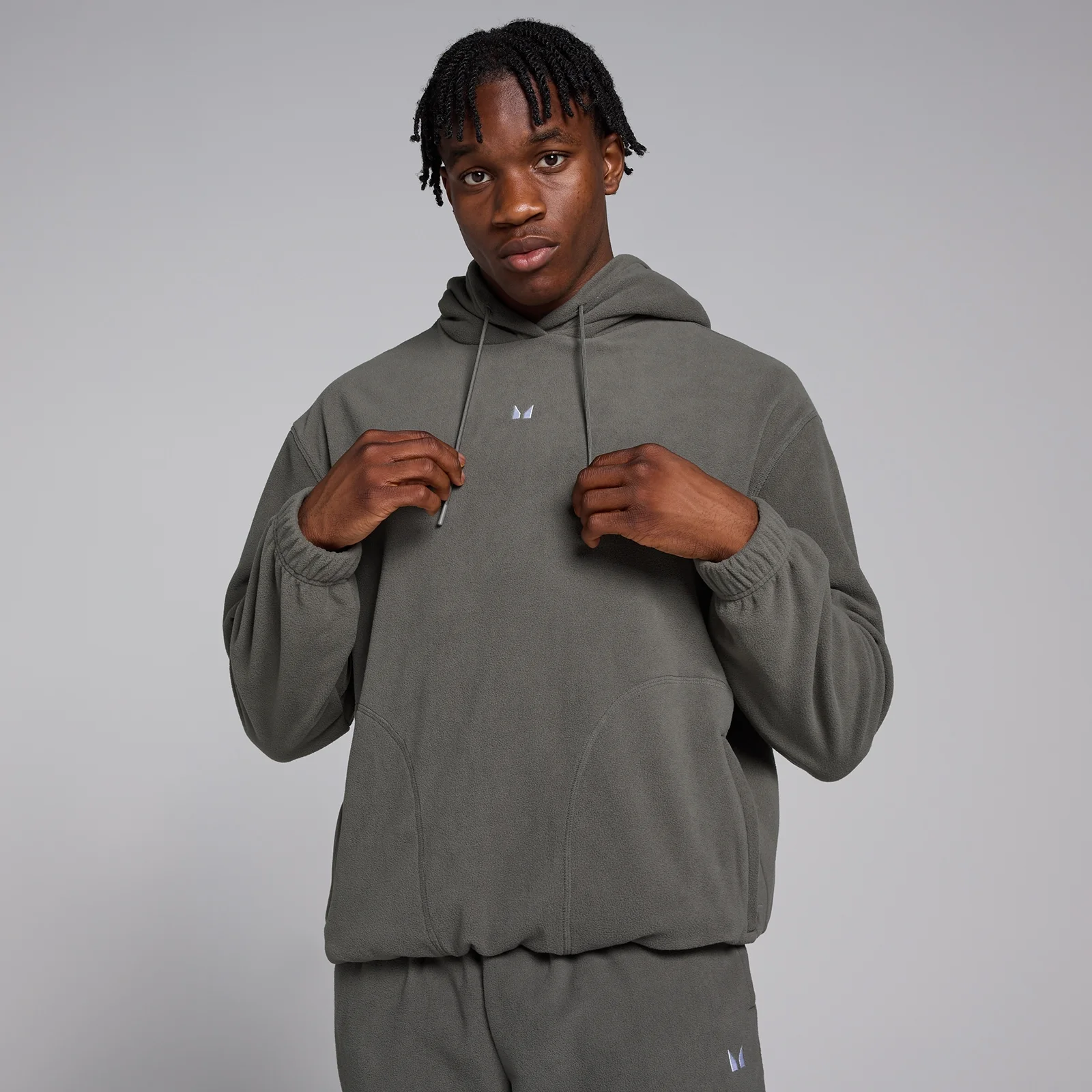 Ανδρικό Πουλόβερ Fleece MP Overhead - Gun Metal - XS Εικόνα 1