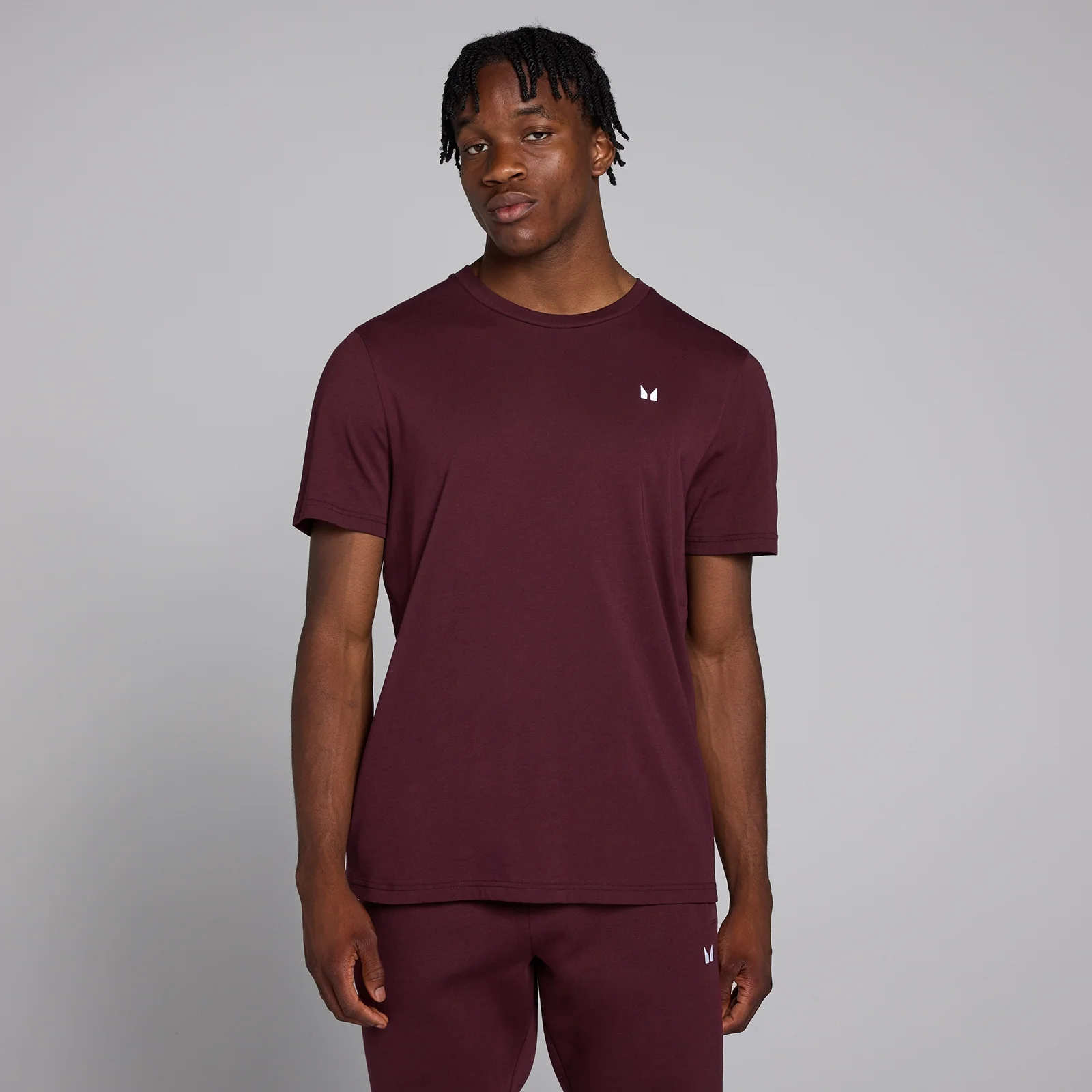 Ανδρικό Κοντομάνικο Μπλουζάκι MP Rest Day - Deep Berry - XXL Εικόνα 1