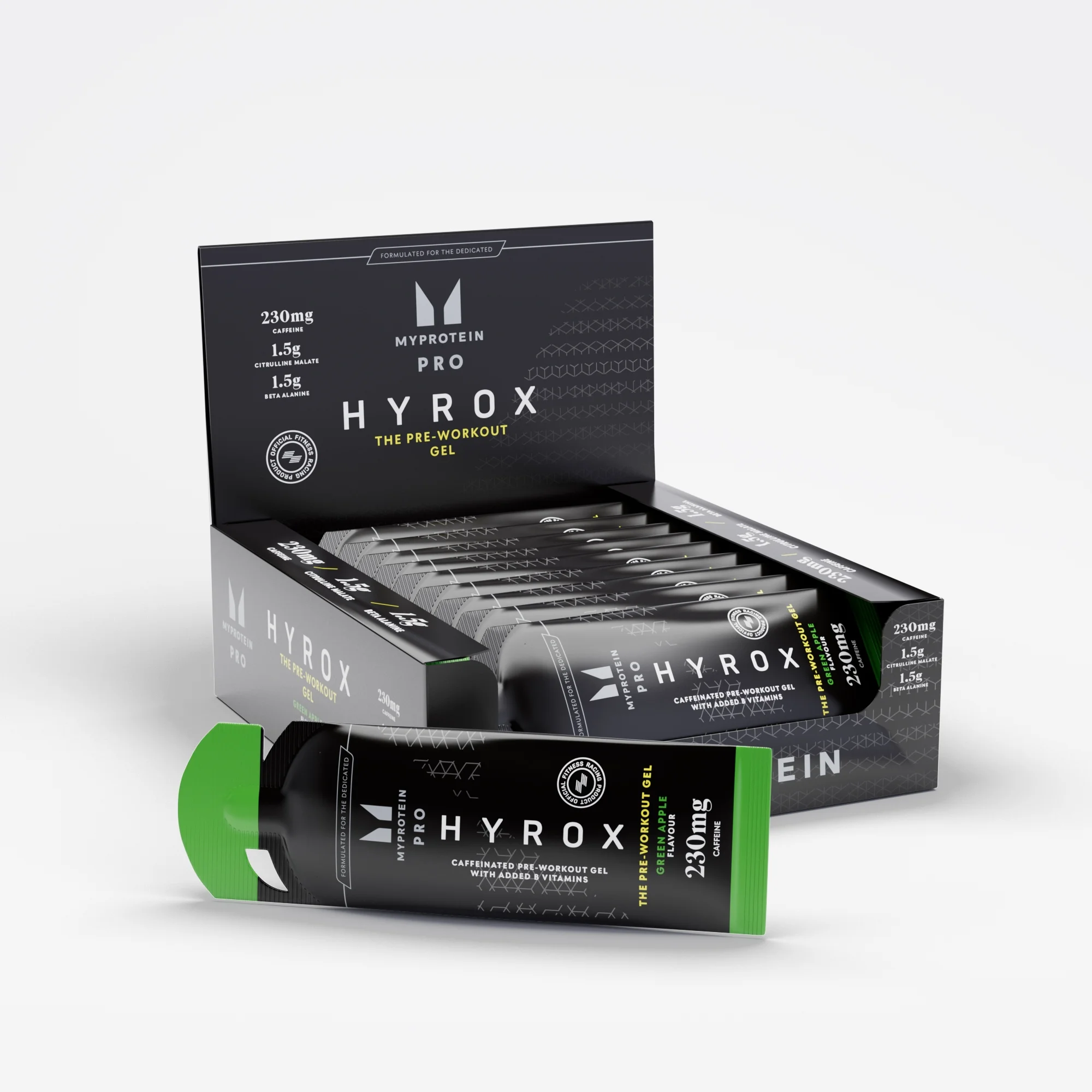 Τζελ Pre-Workout - 12 x 50g - Green Apple (HYROX Edition) Εικόνα 1