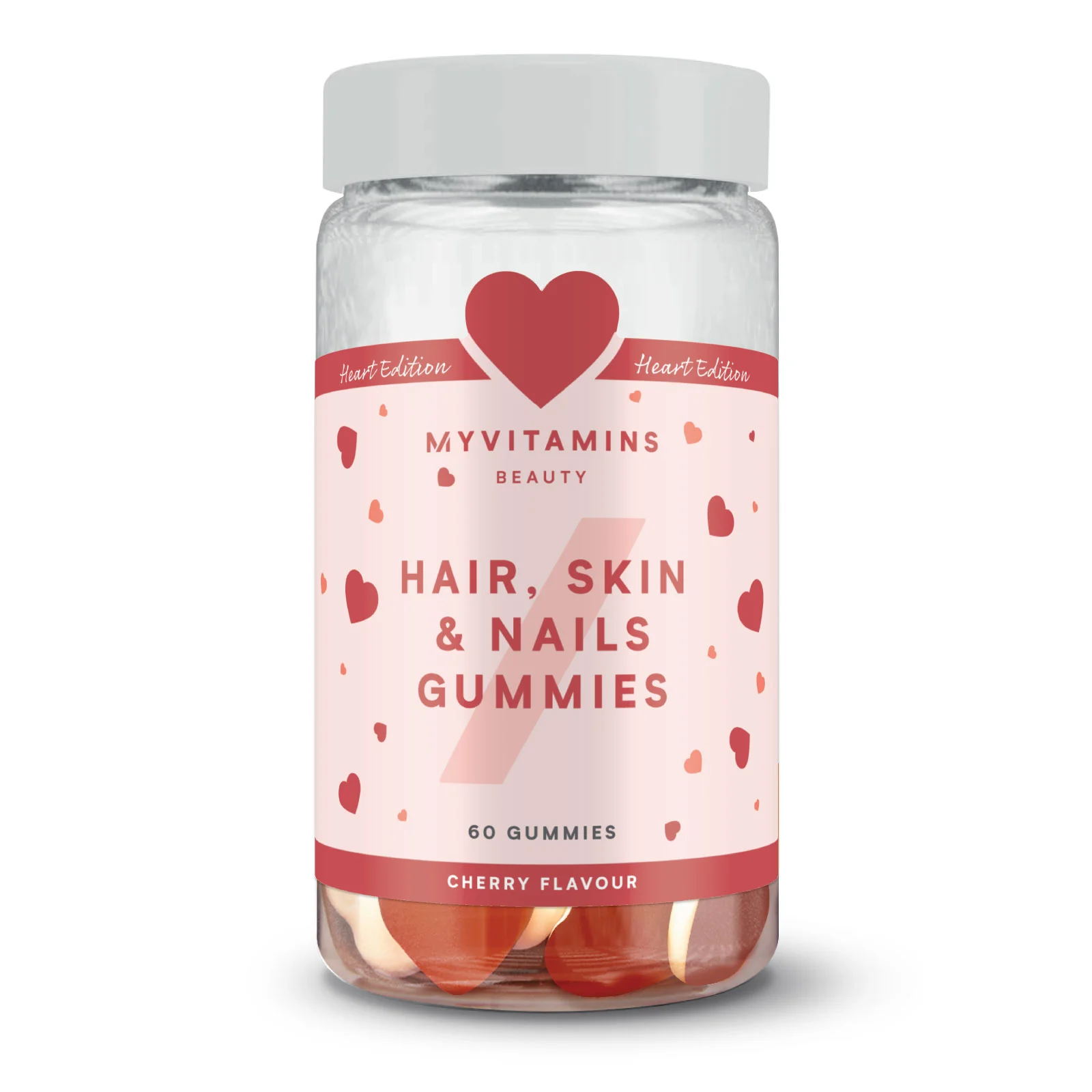 Hair, Skin & Nails Gummies - Layered Heart - 60gummies - Κεράσι Εικόνα 1