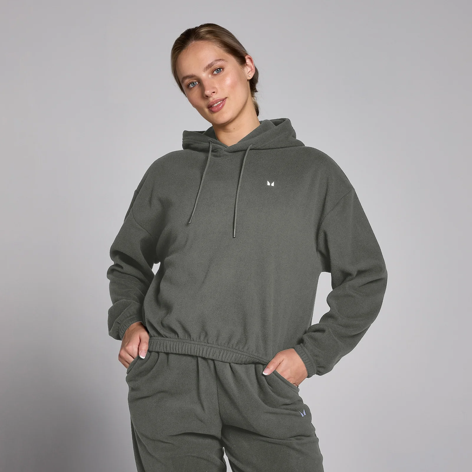 Γυναικείο Φούτερ Με Κουκούλα MP Fleece - Gunmetal - L Εικόνα 1