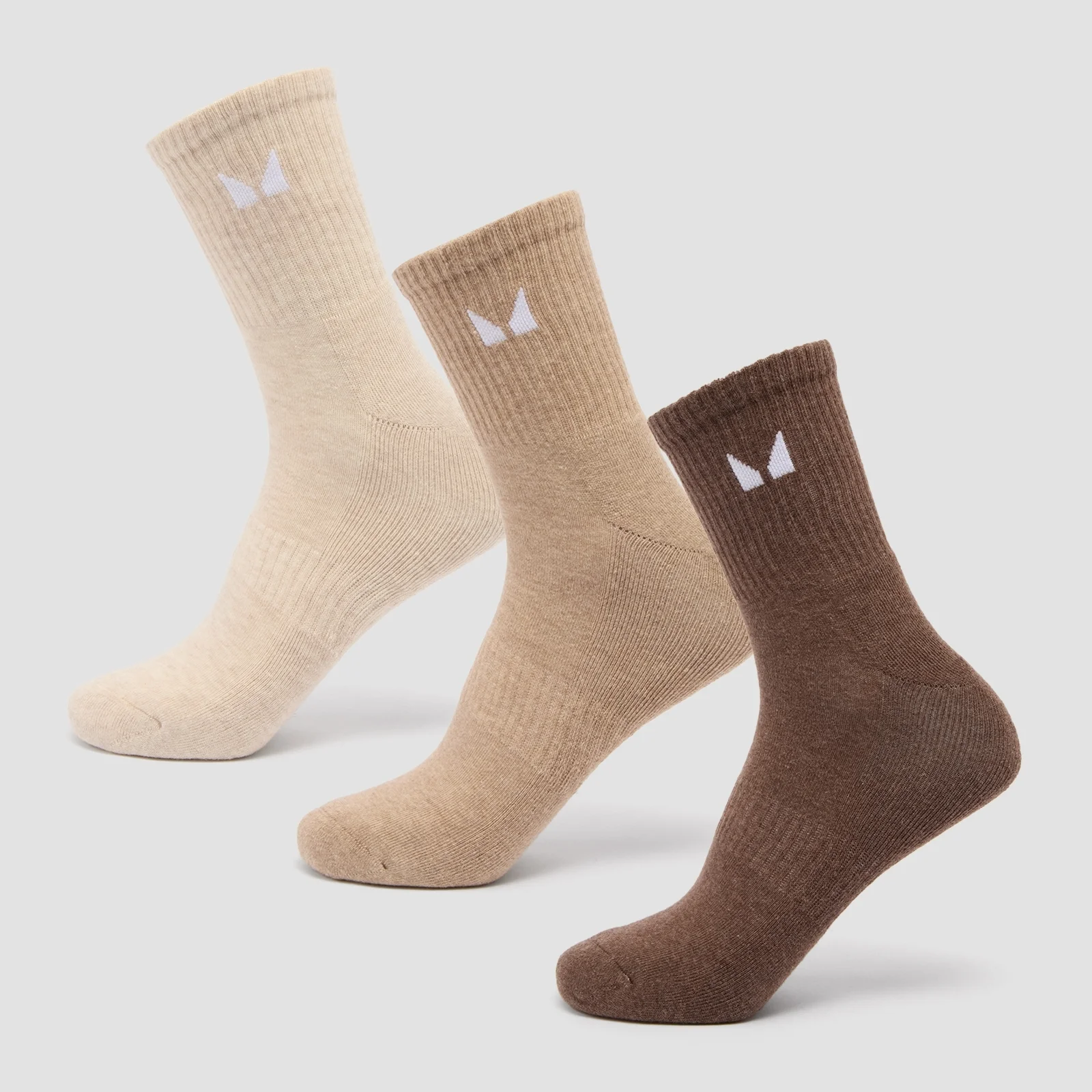 MP Unisex Crew Socks (3 Pack) - Neutral - UK 2-5 Εικόνα 1