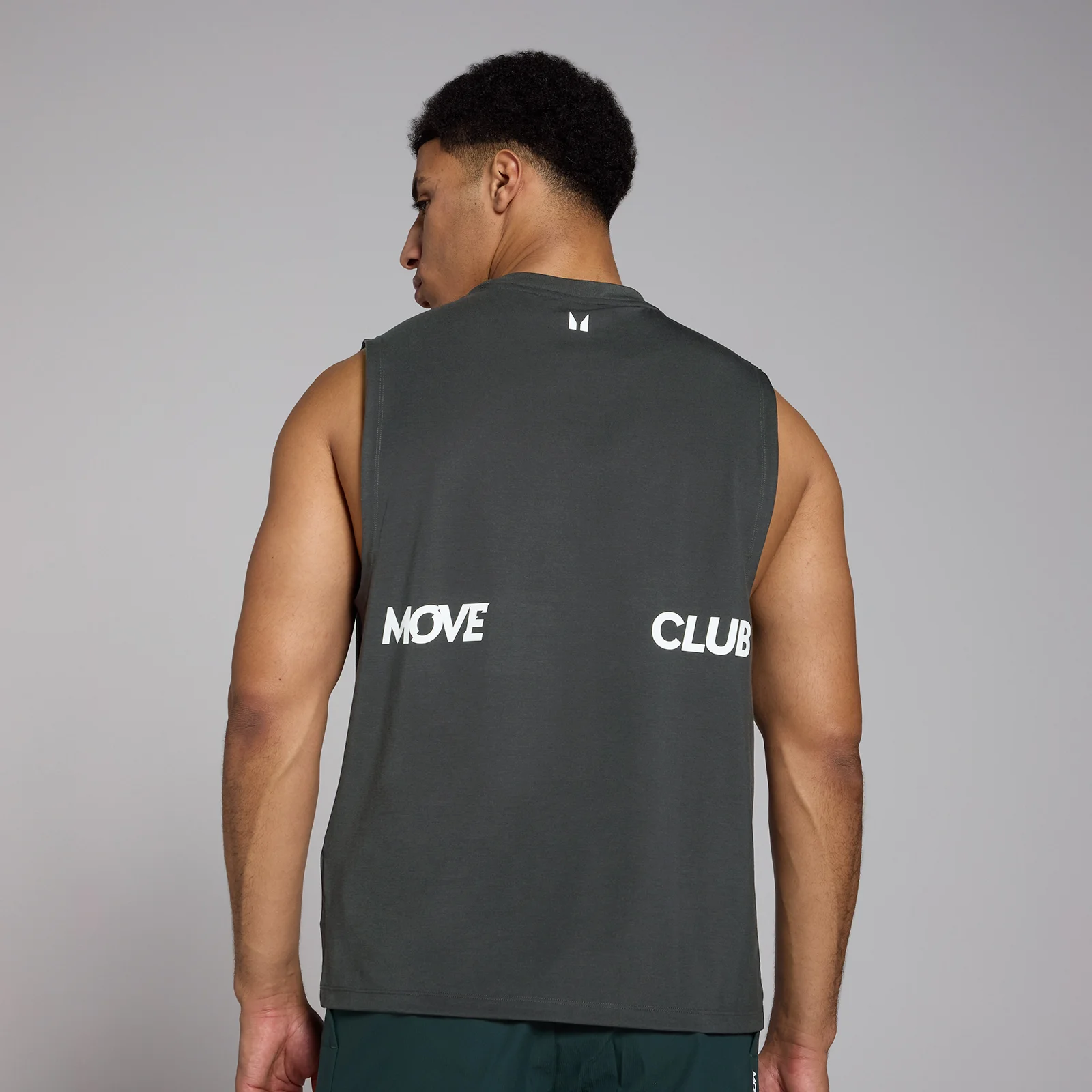 Ανδρικό Tank Top Graphic Oversized MP Tempo - Ξεβαμμένο Μαύρο - XS Εικόνα 1