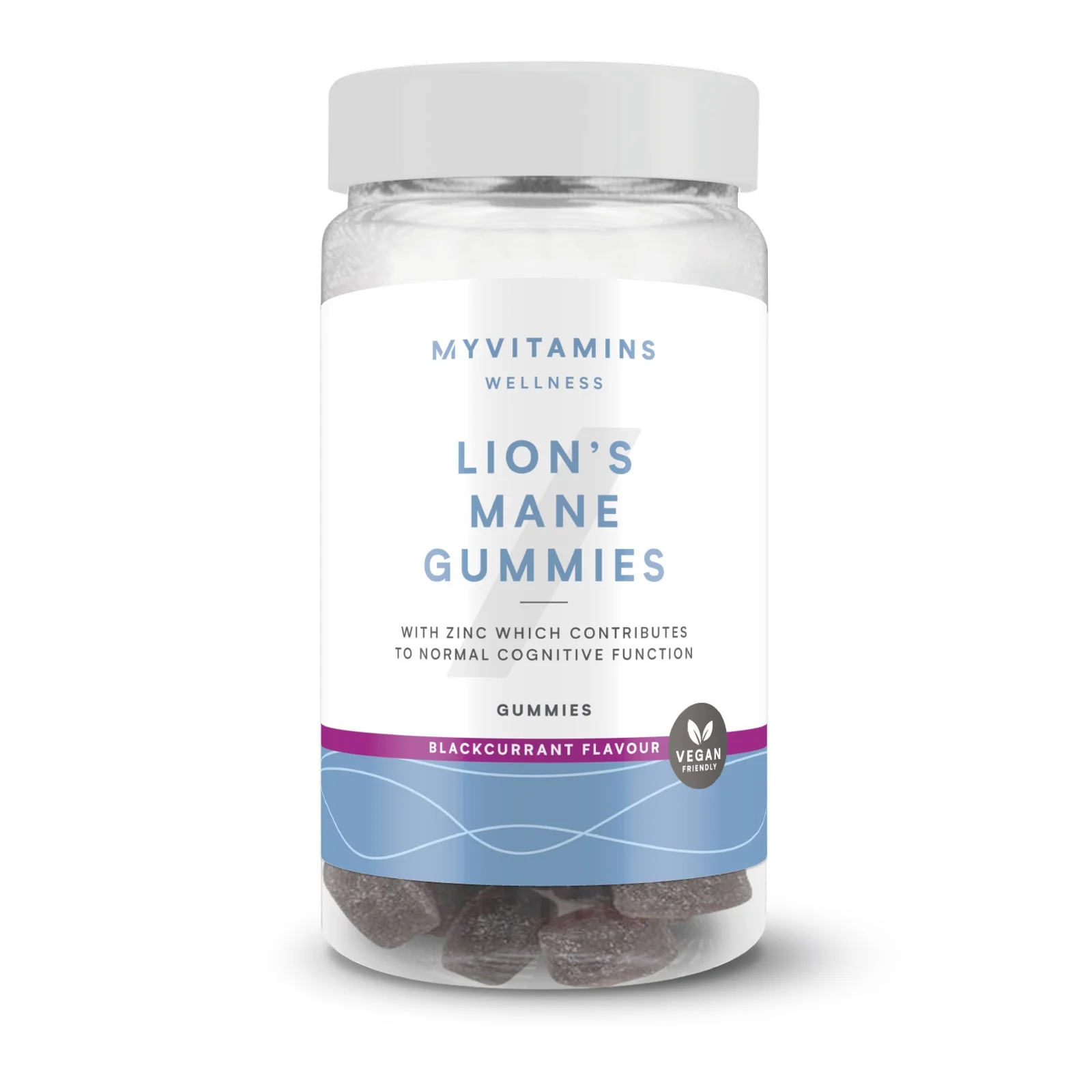 Ζελεδάκια Lion's Mane - 60gummies - Φραγκοστάφυλλο Εικόνα 1