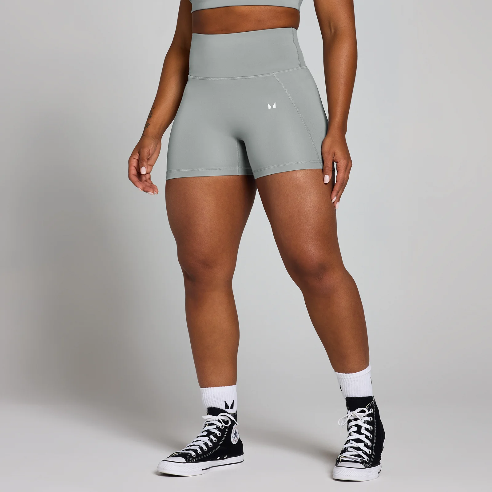 Γυναικείο Σορτς Προπόνησης MP Origin Graphic - Fossil Grey - XS Εικόνα 1