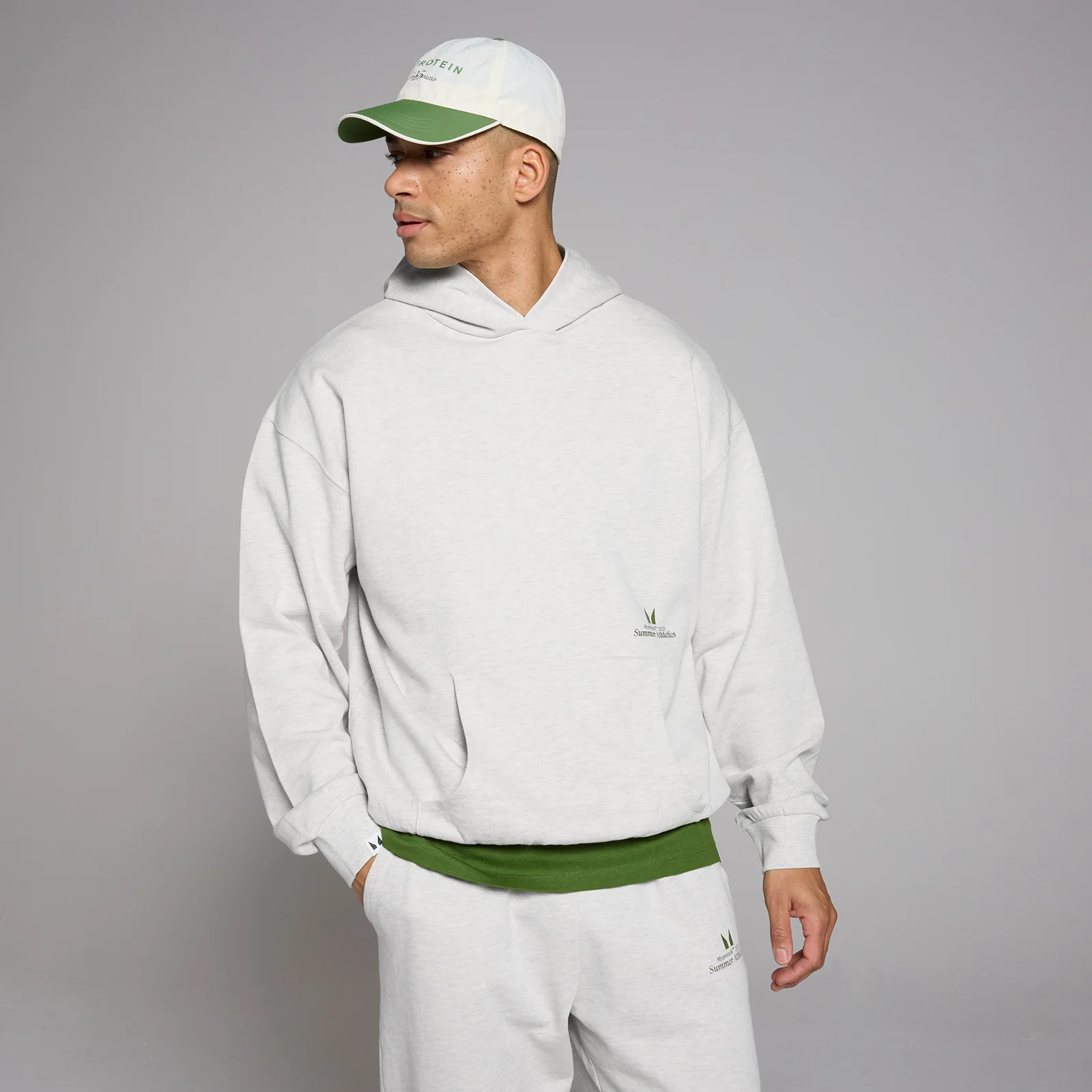 Φούτερ MP Lifestyle Oversized - Grey Marl - S-M Εικόνα 1