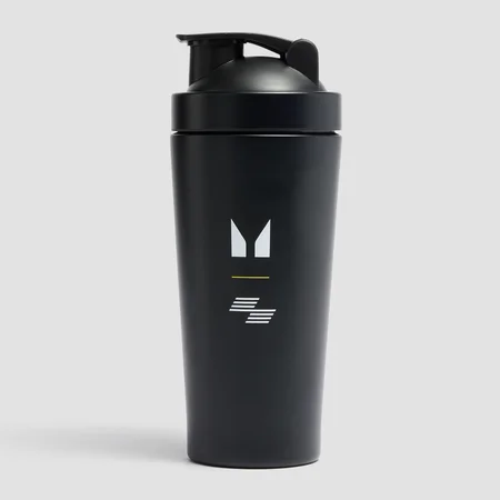 Ανακυκλωμένο Μεταλλικό Σέικερ Myprotein Hyrox - Μαύρο